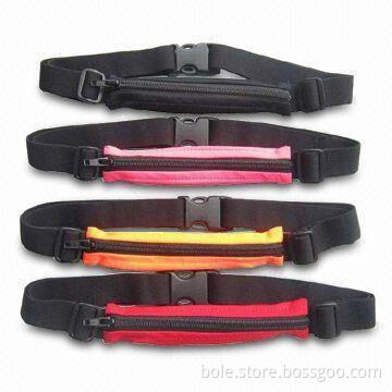 Waist Bags in Swimming Fabric with Elastic Belt, Smaller Size but Can Load Many Things Inside